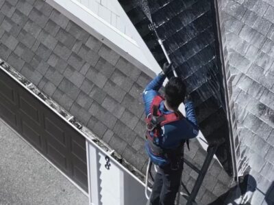Top Dawg Roof Cleaning Crew at Work!